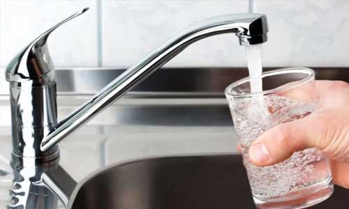 drinking water